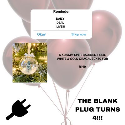 8cm Split Bauble Deal