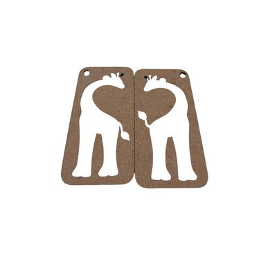 Giraffe Keychain Set - Large