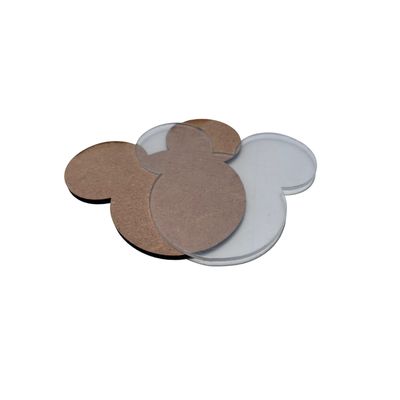 Mickey MDF &amp; Clear Acrylic Set