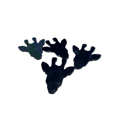 Giraffe Heads Set of 4
