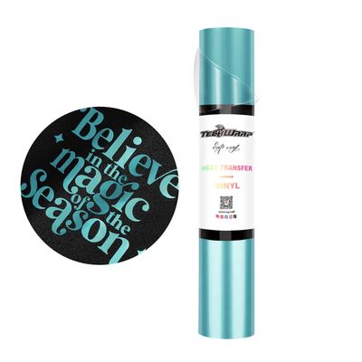 Metallic Pearlescent Heat Transfer Vinyl - Tiffany Blue
