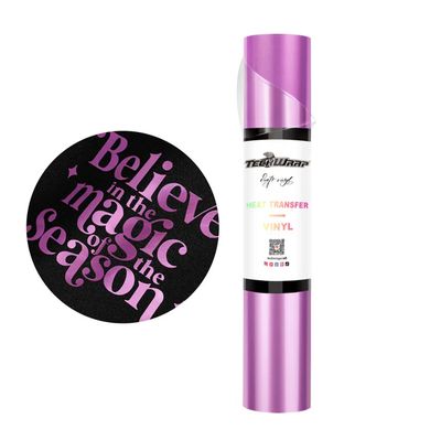 Metallic Pearlescent Heat Transfer Vinyl - Matte Fuschia