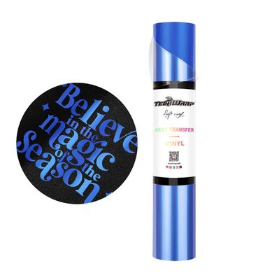 Metallic Pearlescent Heat Transfer Vinyl - Mild Blue