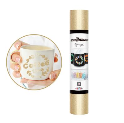 Shimmer Adhesive Vinyl - Gold