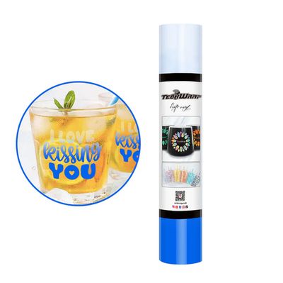 Clear Cold Color Changing Adhesive  Vinyl (Translucent) - Blue