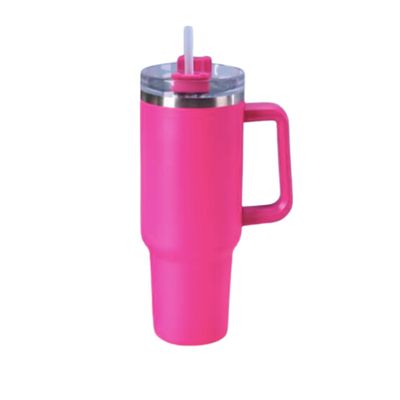 40oz Stainless Steel Cup - Hot Pink