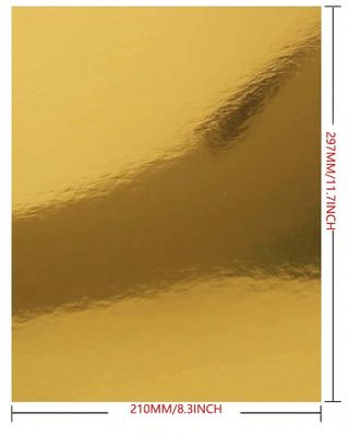 A4 Gold Mirror Cardstock