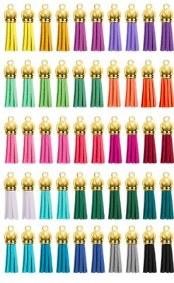 Tassels with Gold Caps - Pack of 20