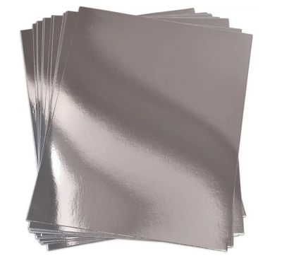 A4 Silver Mirror Cardstock