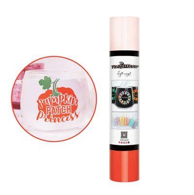 Clear Cold Color Changing Adhesive  Vinyl (Translucent) - Orange