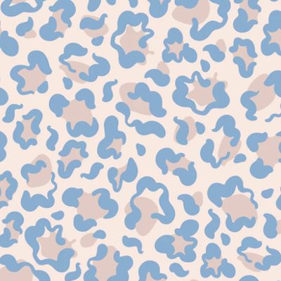 Infusible Ink Transfer Sheet - Leopard Print Pastel Blue