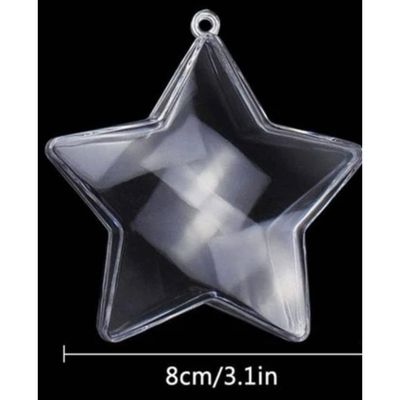 Star Split Bauble - 80mm