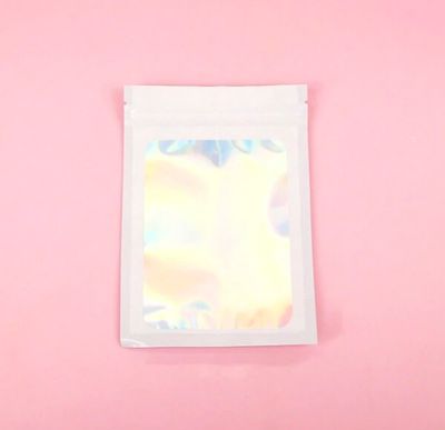 White Holographic Packaging - Pack of 10