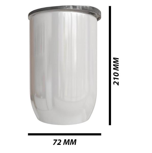 11oz Sublimation Tumbler, Colour: White