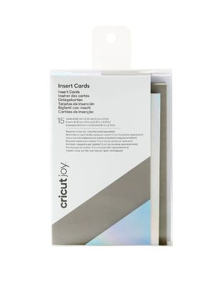 Cricut Joy insert cards Grey/Silver/Holographic