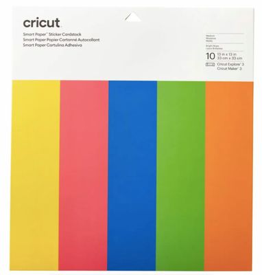Cricut Smart Sticker Cardstock 33x33cm 10 sheets