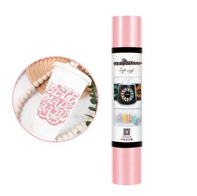 Shimmer Adhesive Vinyl - Pink