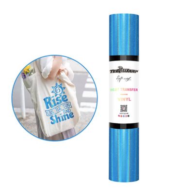 Holographic Shimmer Heat Transfer Vinyl - Sky Blue