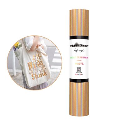 Holographic Shimmer Heat Transfer Vinyl - Champagne Gold