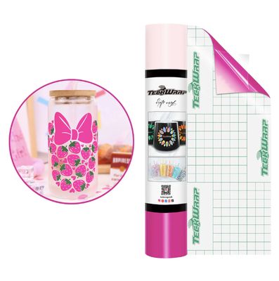 Cold Color Changing Adhesive Vinyl  -  Rose Pink