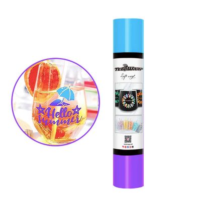 Neon Cold Color Changing Adhesive Vinyl - Cold Blue Purple