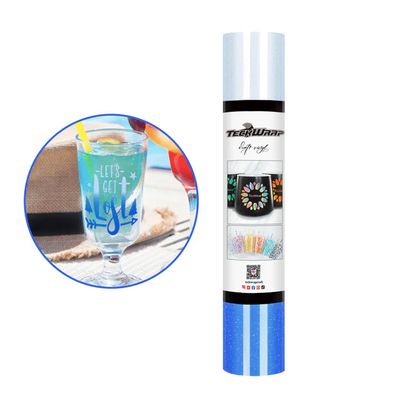 Shimmer Cold Color Change Adhesive Vinyl  -  White to Blue