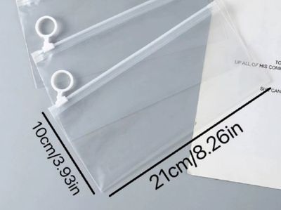 Transparent Waterproof Plastic Sleeve With Zipper