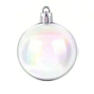Iridescent Round Fillable Bauble - 60mm