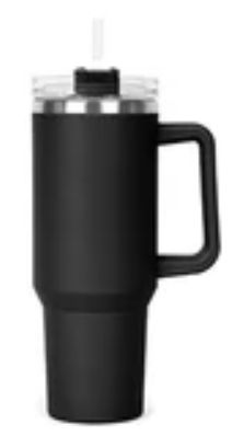 40oz Stainless Steel Cup - Black