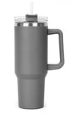 40oz Stainless Steel Cup - Steel Grey