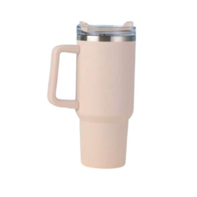 40oz Stainless Steel Cup - Rose Quartz