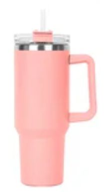 40oz Stainless Steel Cup - Baby Pink