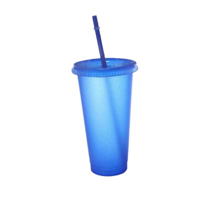 24 oz/ 710ml Cold Cup - Glitter Blue