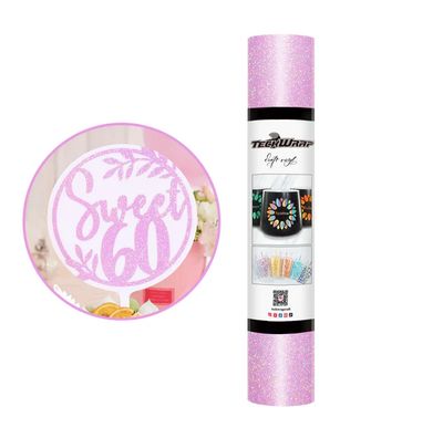 Colorful Shimmer Adhesive Vinyl - Lilac