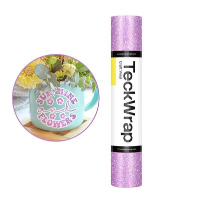 Burst Glitter Adhesive Vinyl - Mauve