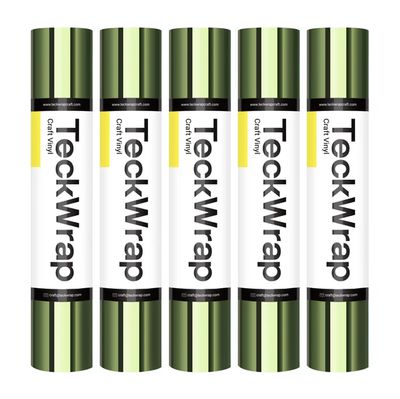 Bubble Free Mirror Chrome Adhesive Vinyl - Camouflage Olive