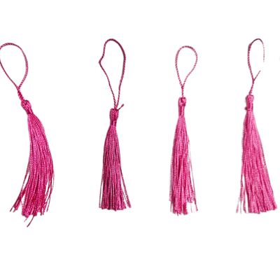 Bookmark Tassel - Pack of 5 -Electric Pink