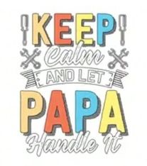 Dad Sticker: Keep Calm