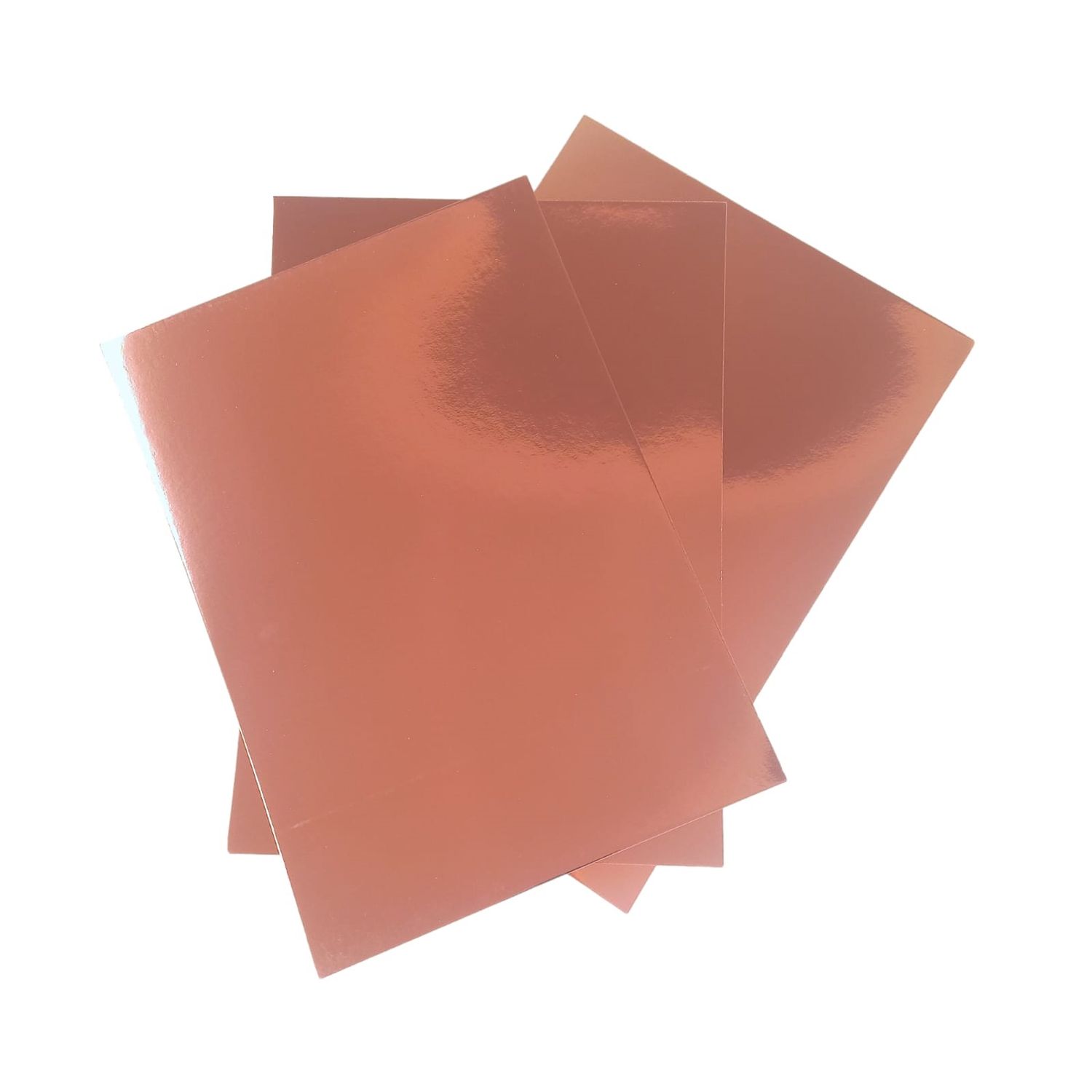 A4 Rose Gold Mirror Cardstock