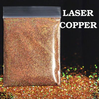 Fine Glitter 10g - Laser Copper