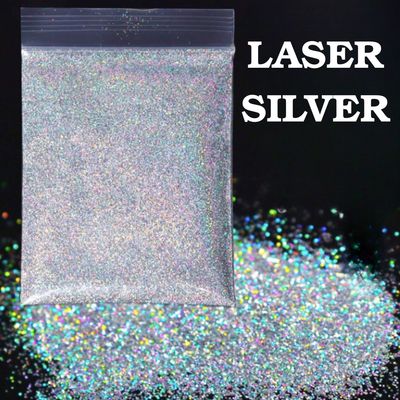 Fine Glitter 10g - Laser Silver
