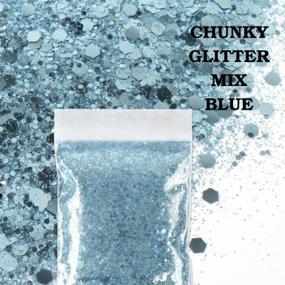 Chunky Glitter Mix 10g - Blue