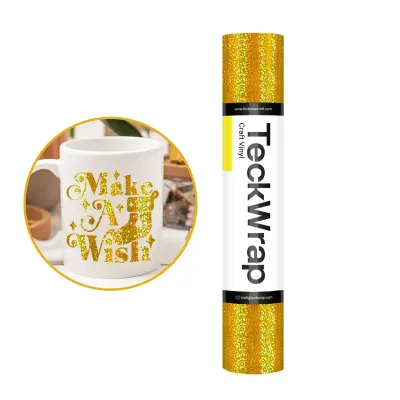 Sparkle Adhesive Vinyl - Gold