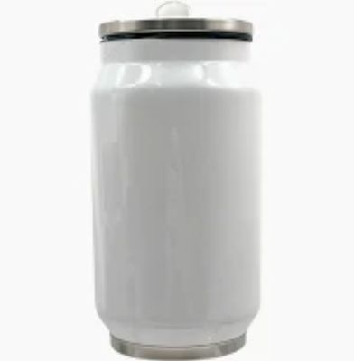 Double Wall Stainless Steel 250ml Can - White