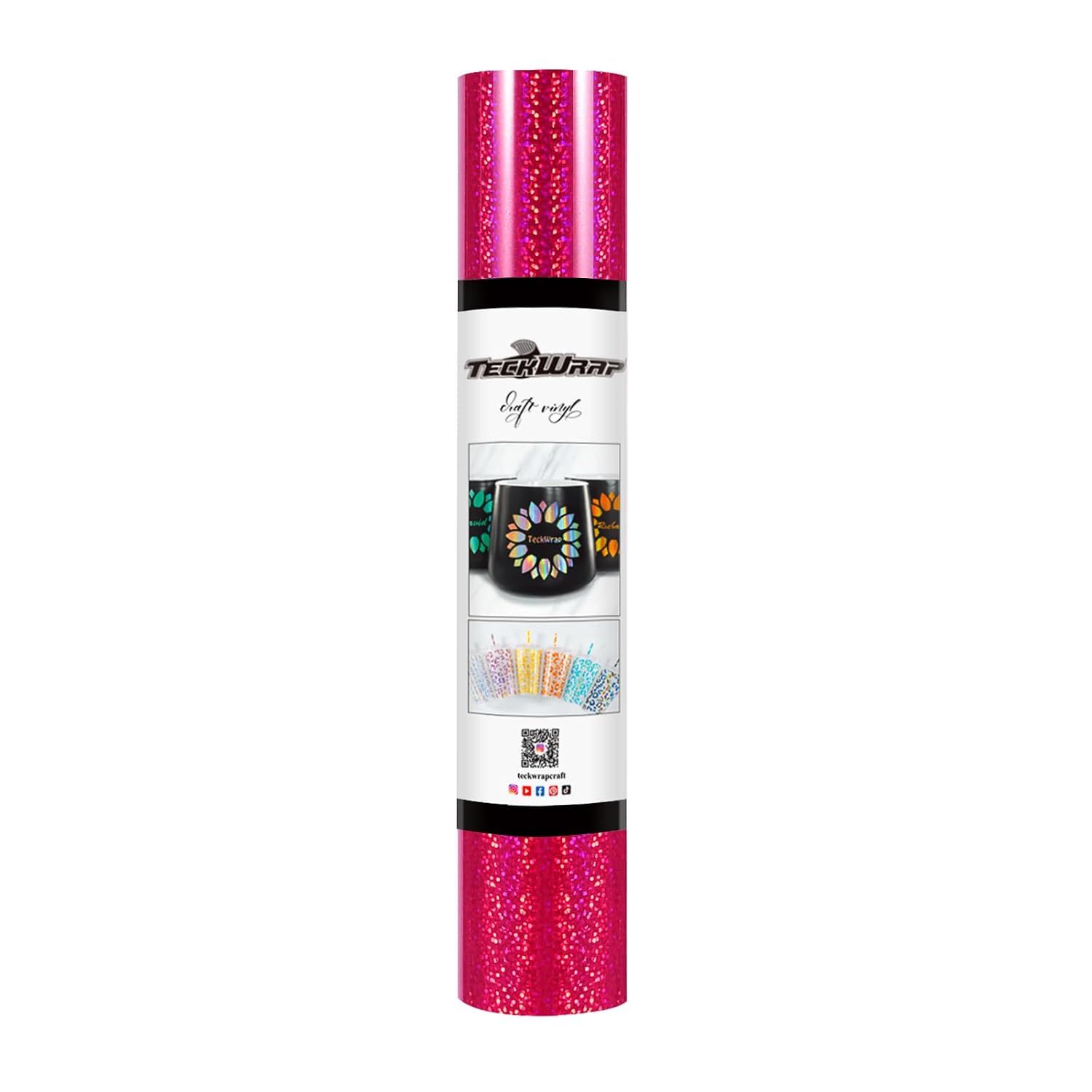 Sparkle Adhesive Vinyl - Fuschia