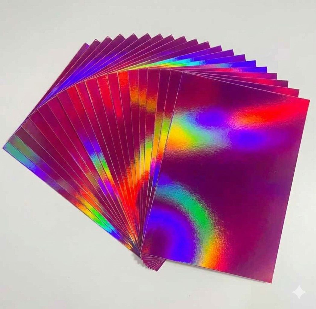 A4 Laser Magenta Mirror Cardstock