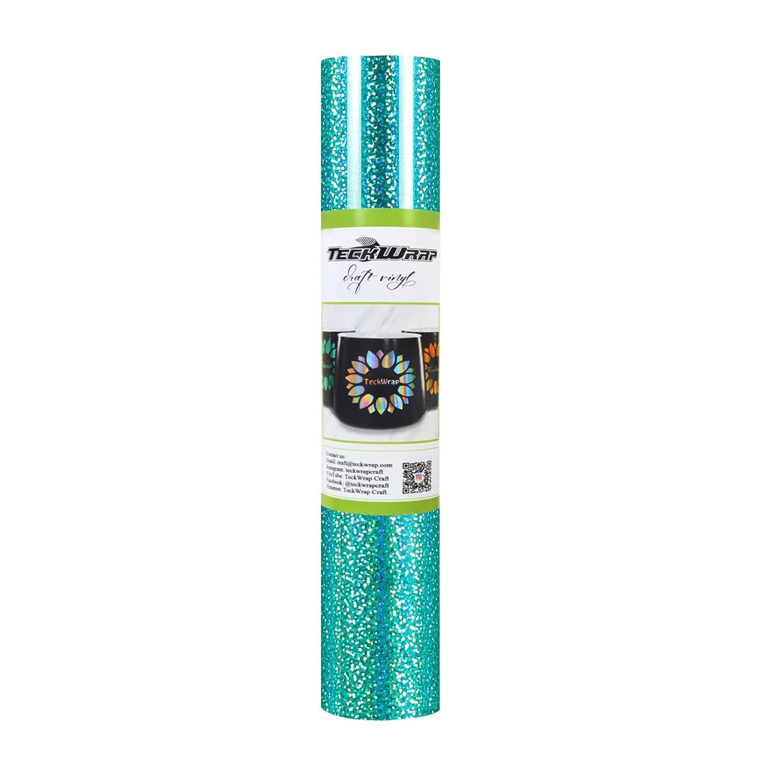 Sparkle Adhesive Vinyl - Teal