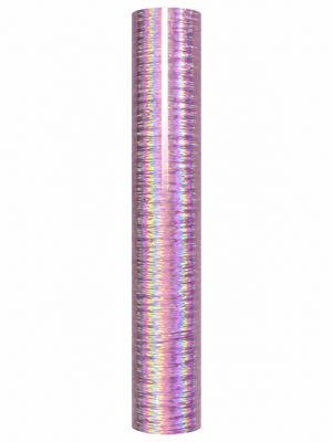 Holographic Starlight Adhesive Craft Vinyl - Pink