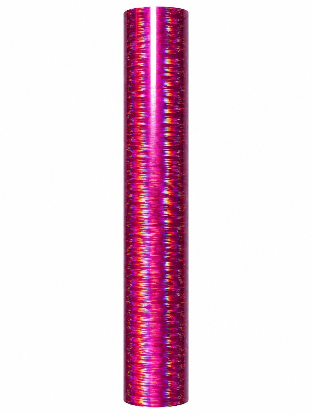 Holographic Starlight Adhesive Craft Vinyl - Fuschia