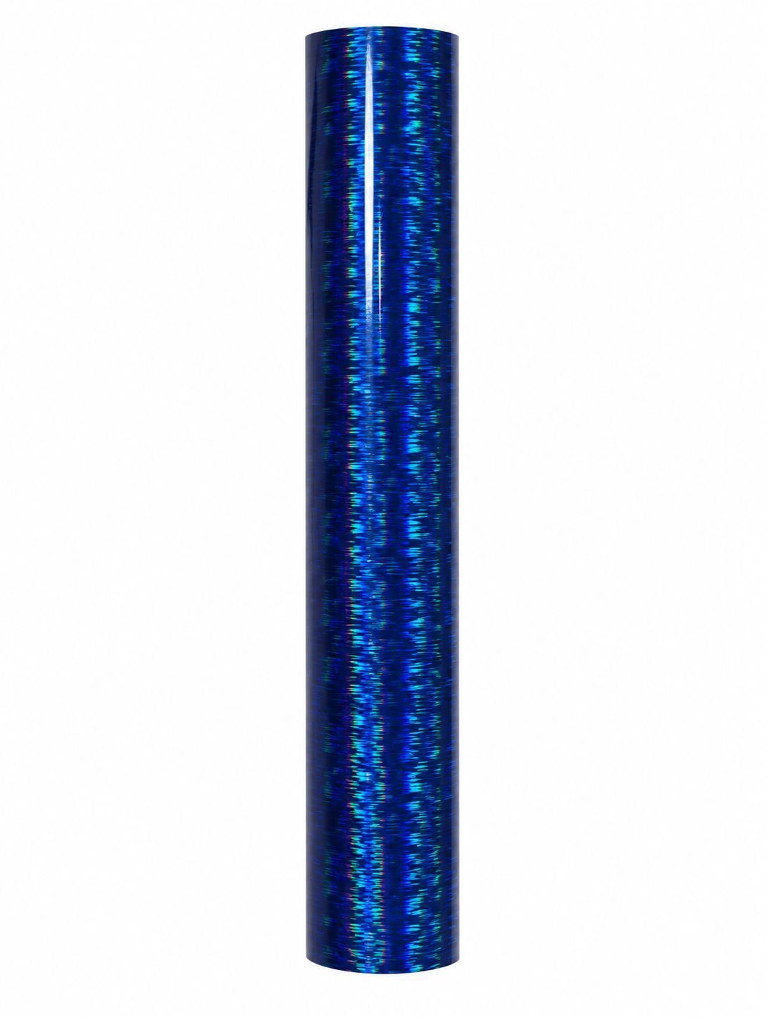 Holographic Starlight Adhesive Craft Vinyl - Blue